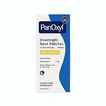 PanOxyl Overnight Spot Patches hydrocolloid acne patches for blemish treatment and healing