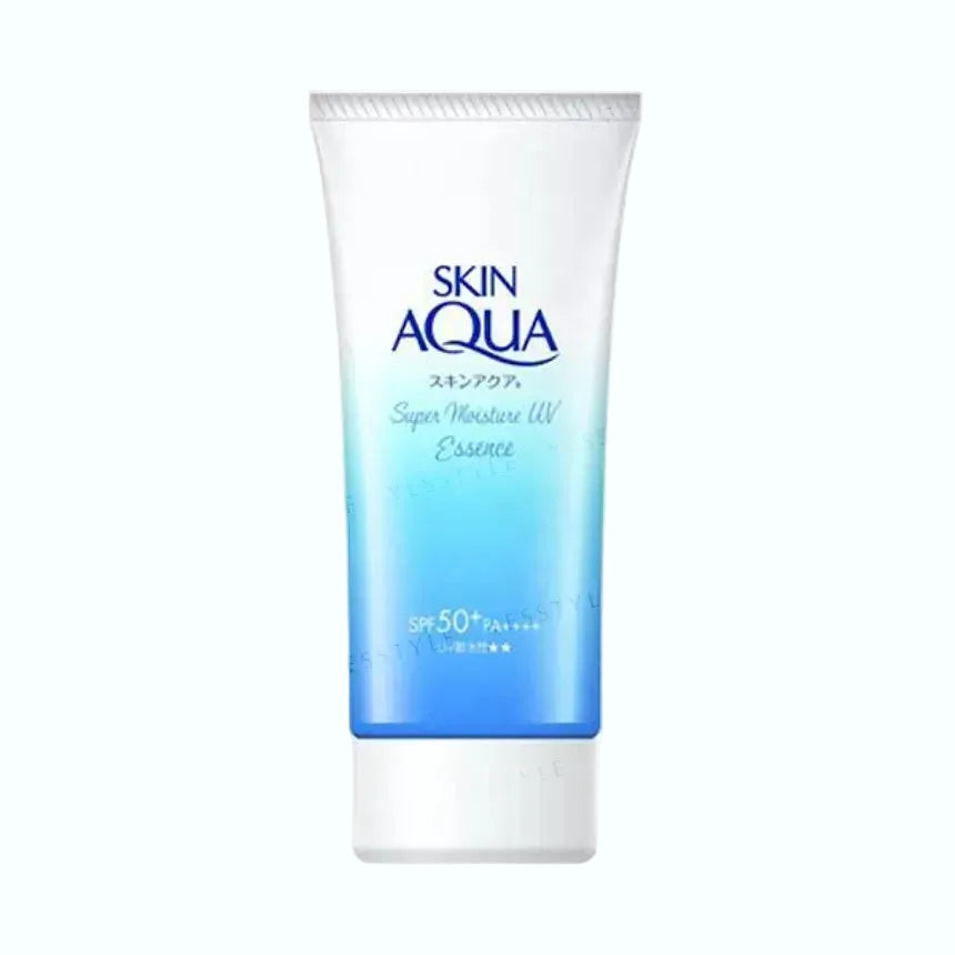 Skin Aqua Super Moisture UV Essence SPF 50+ PA++++ lightweight hydrating Japanese sunscreen
