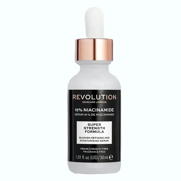 Revolution Beauty Niacinamide 15% Blemish & Pore Serum for acne-prone skin and oil control