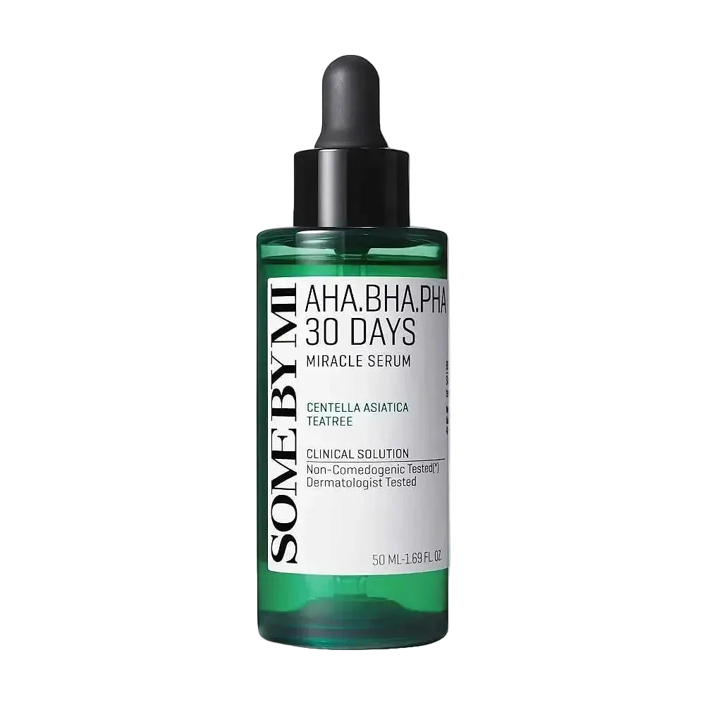 Some By Mi AHA BHA PHA 30 Days Miracle Serum for acne-prone skin exfoliation and calming