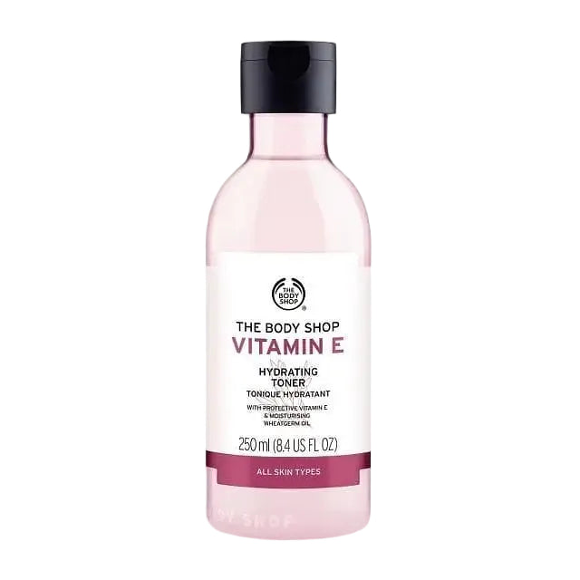 The Body Shop Vitamin E Hydrating Toner for all skin types hydration and makeup removal