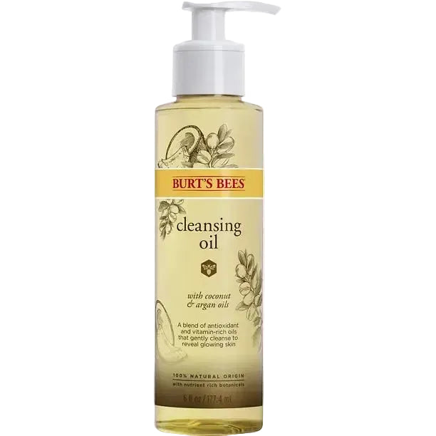 Burt's Bees Facial Cleansing Oil with Coconut & Argan Oils for soft nourished skin