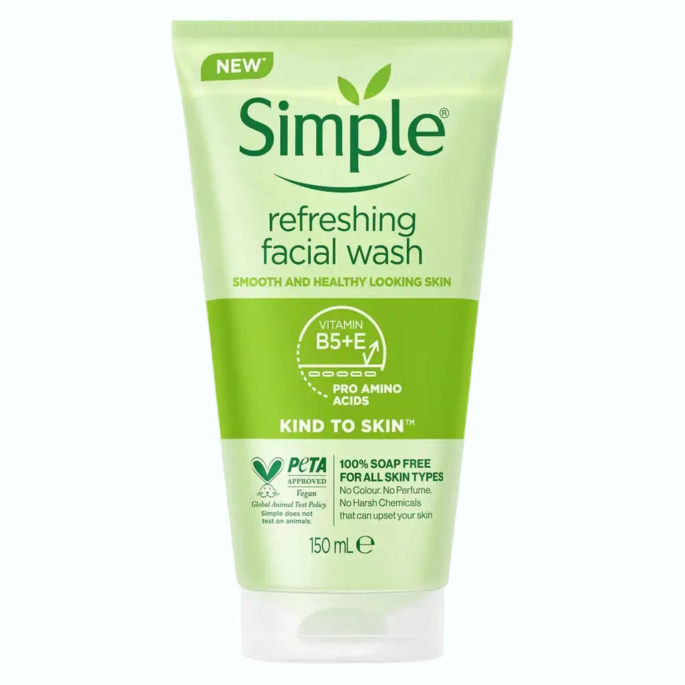 Simple Skincare Kind to Skin Refreshing Facial Wash gel cleanser for sensitive skin
