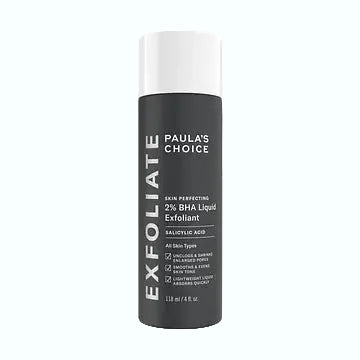 Paula's Choice Skin Perfecting 2% BHA Liquid Exfoliant for acne-prone oily skin and large pores