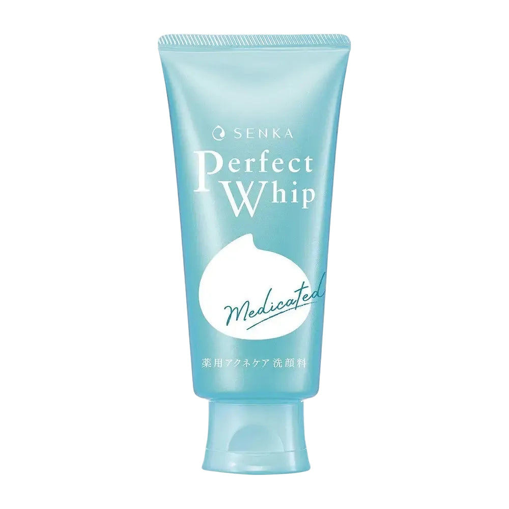 Senka Perfect Whip Acne Care Cleanser foaming face wash with salicylic acid for acne-prone skin