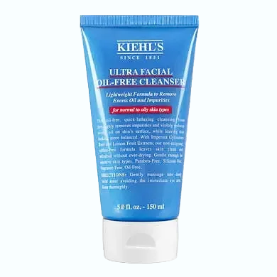 Kiehl's Ultra Facial Oil-Free Cleanser for oily and combination skin deep cleansing