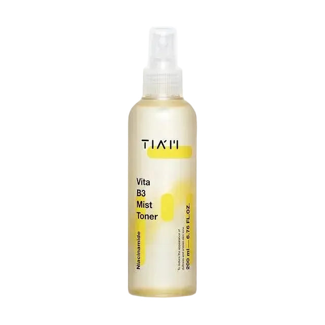 TIA'M Vita B3 Mist Toner with 3% niacinamide and tranexamic acid for brightening and hyperpigmentation