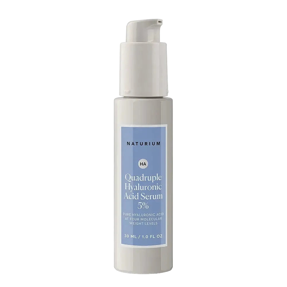 Naturium Quadruple Hyaluronic Acid Serum 5% for deep hydration and plumping all skin types