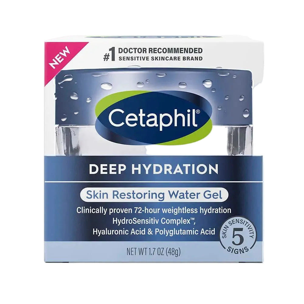 Cetaphil Deep Hydration Water Gel for intense hydration and moisture restoration
