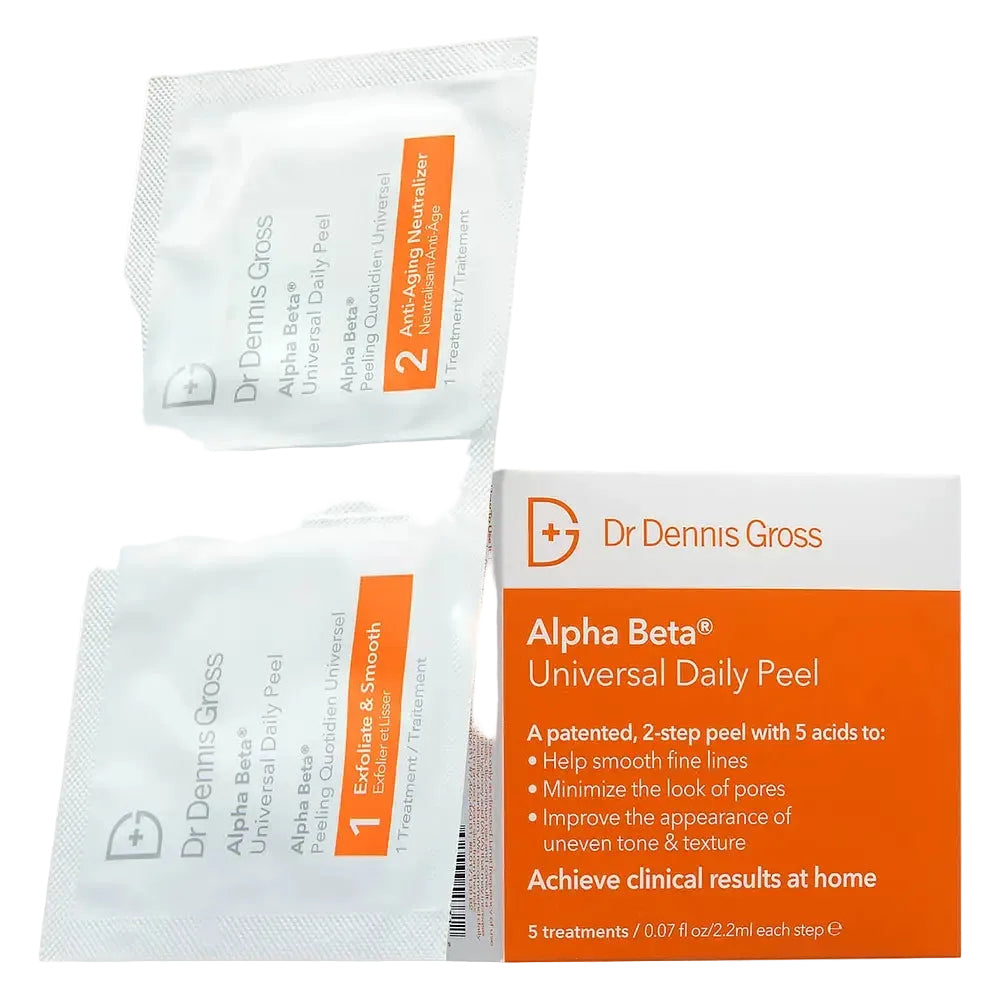 Dr. Dennis Gross Alpha Beta Universal Daily Peel two-step exfoliating treatment for all skin types