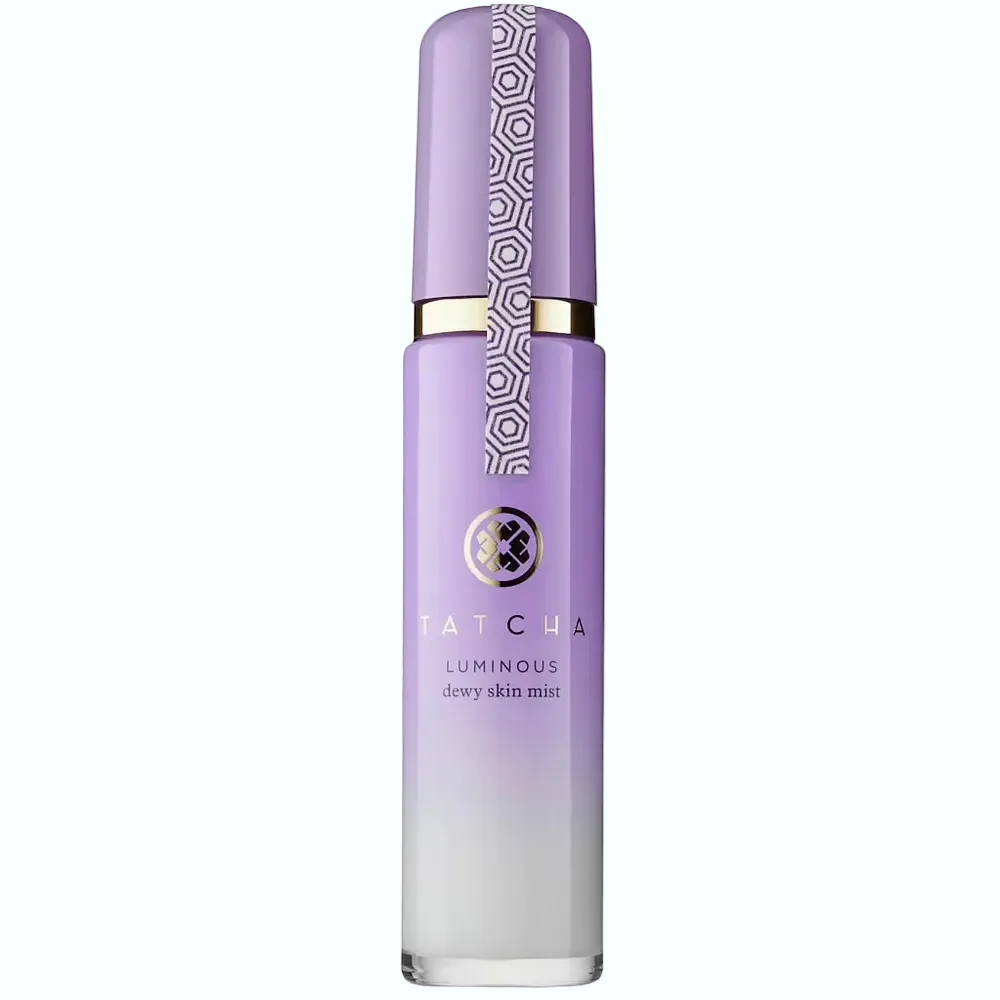 Tatcha Luminous Dewy Skin Mist hydrating face spray with hyaluronic acid and squalane for dewy skin