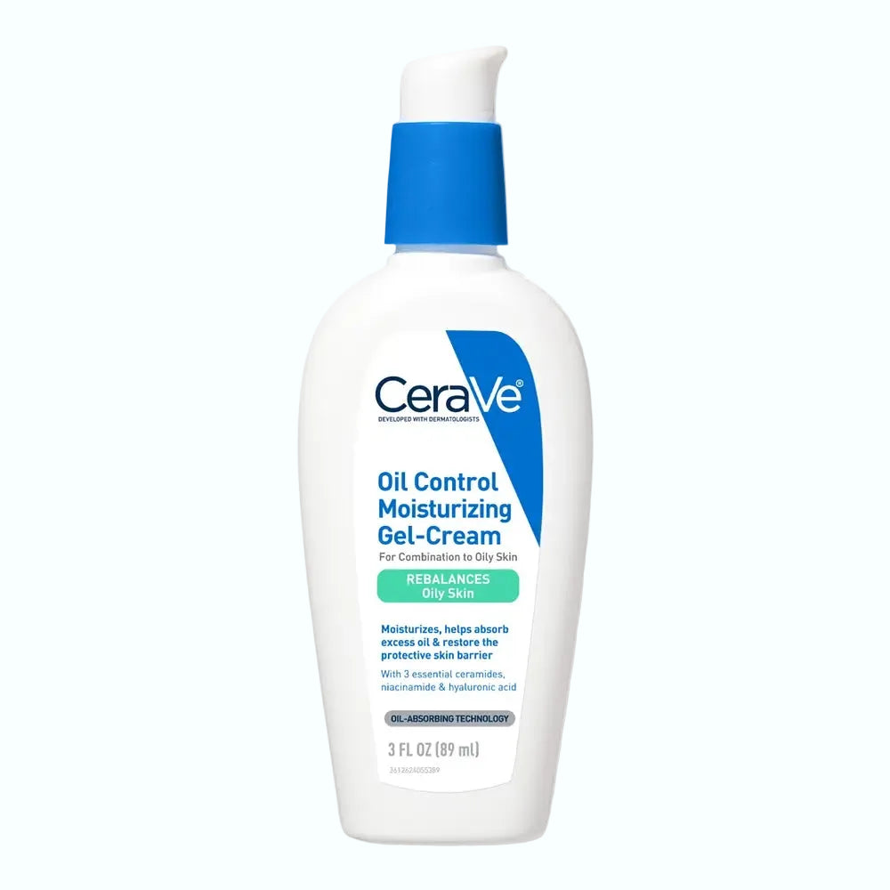 CeraVe Oil Control Moisturizing Gel-Cream for oily skin with ceramides and niacinamide fr shine control