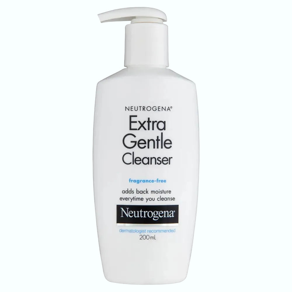 Neutrogena Extra Gentle Cleanser for sensitive skin with hydrating glycerin formula