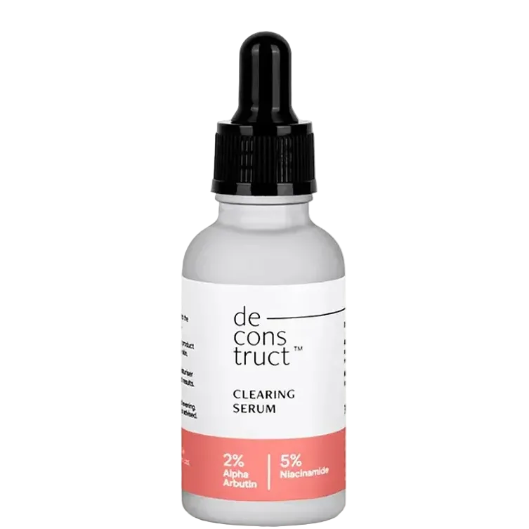 Deconstruct Clearing Serum with 5% Niacinamide and 2% Alpha Arbutin for dark spots and pigmentation
