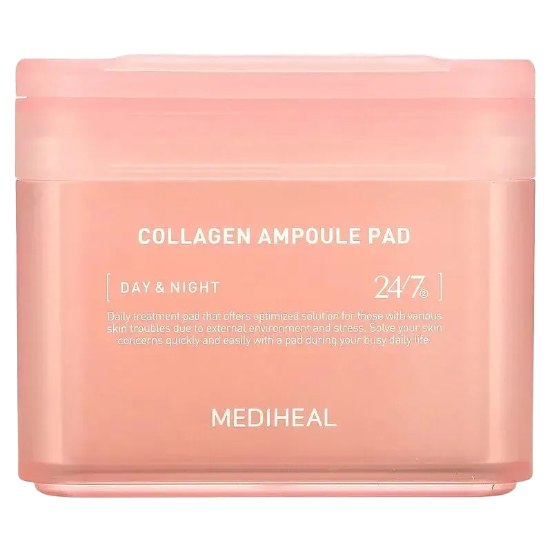 Mediheal Collagen Ampoule Pad for anti-aging and firming with hydrolyzed collagen