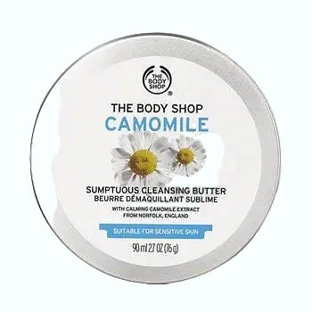 The Body Shop Chamomile Sumptuous Cleansing Butter for makeup removal and sensitive skin