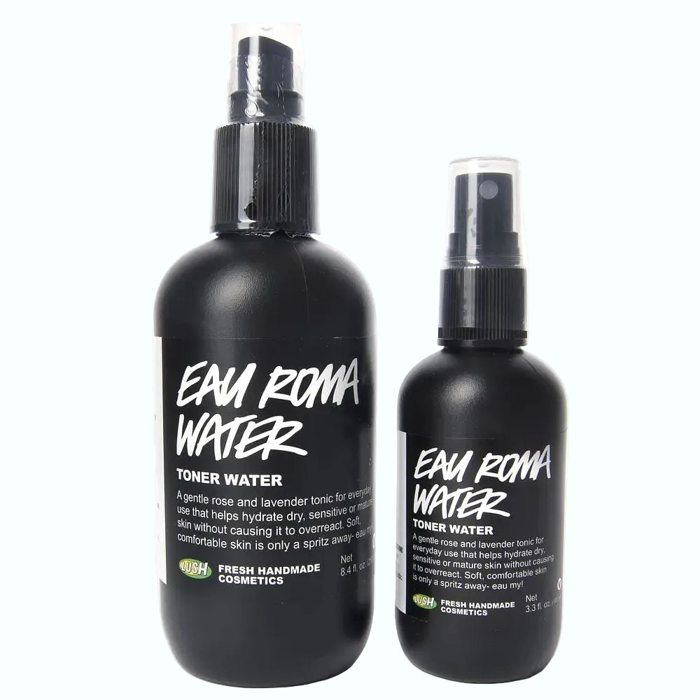 Lush Eau Roma Water rose toner for soothing and hydrating sensitive skin