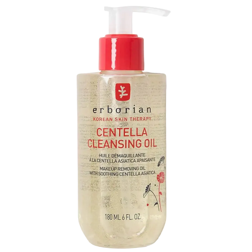 Erborian Centella Cleansing Oil gentle makeup remover with centella asiatica for soothing and hydration