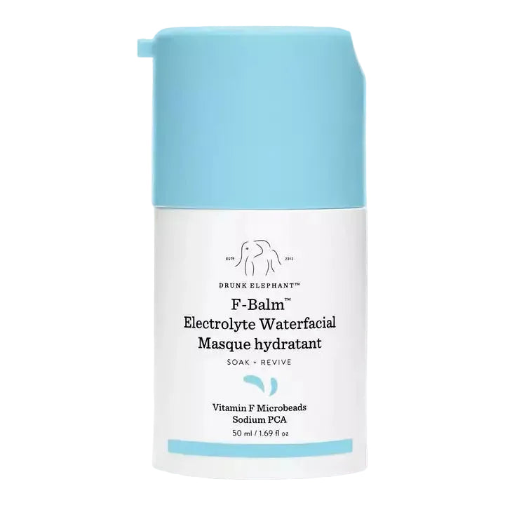 Drunk Elephant F-Balm Electrolyte Waterfacial overnight mask for hydration and barrier repair