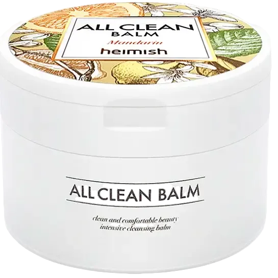 heimish All Clean Balm Mandarin citrus cleansing balm for makeup removal all skin types