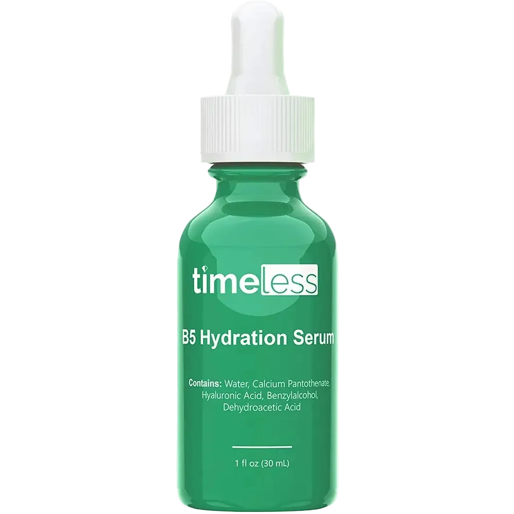 Timeless Skin Care Vitamin B5 Serum with hyaluronic acid for soothing and hydration