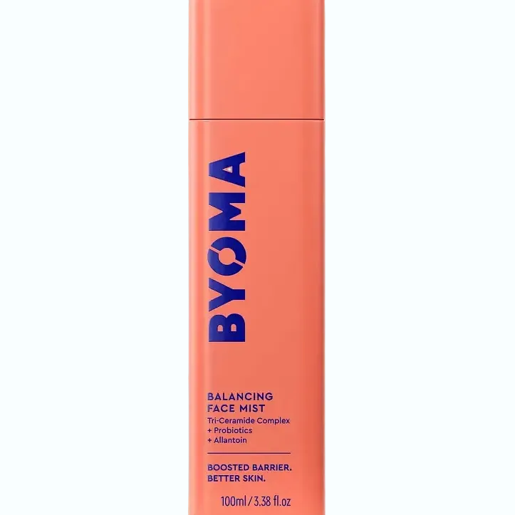 BYOMA Balancing Face Mist for hydration and pH balance with niacinamide and zinc PCA