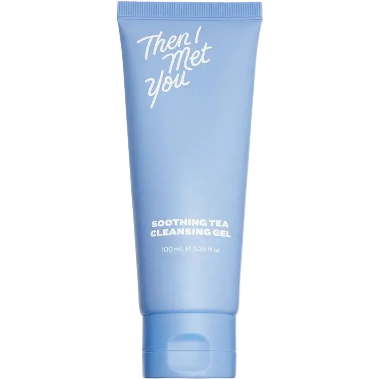 Then I Met You Soothing Tea Cleansing Gel with fermented rice water for brightening and gentle cleansing