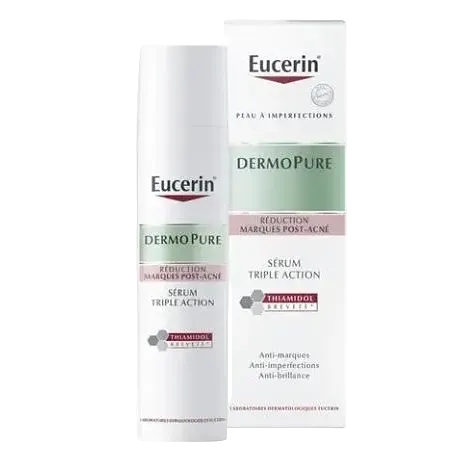 Eucerin DermoPure Triple Action Serum for acne-prone skin reducing blemishes and post-acne marks