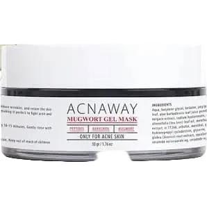 Acnaway Mugwort Gel Mask for sensitive acne-prone skin with niacinamide and salicylic acid