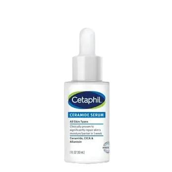 Cetaphil Ceramide Serum with CICA and hyaluronic acid for barrier repair and sensitive skin hydration