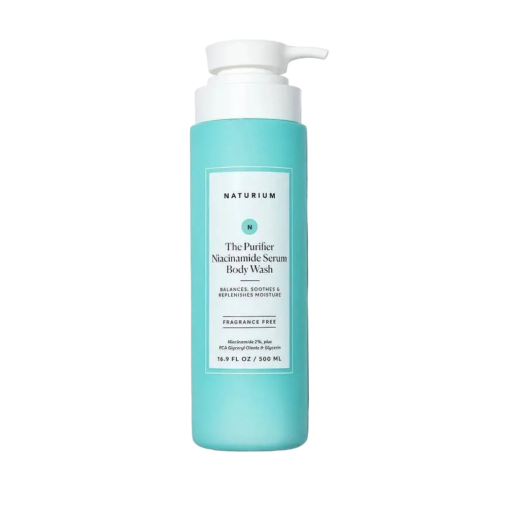 Naturium The Purifier Niacinamide Serum Body Wash for cleansing and brightening body skin