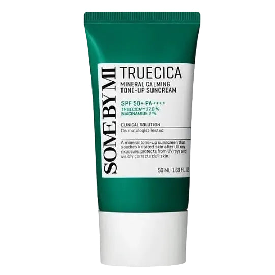 Some By Mi Truecica Mineral Calming Tone-up Suncream SPF 50+ for sensitive and oily skin