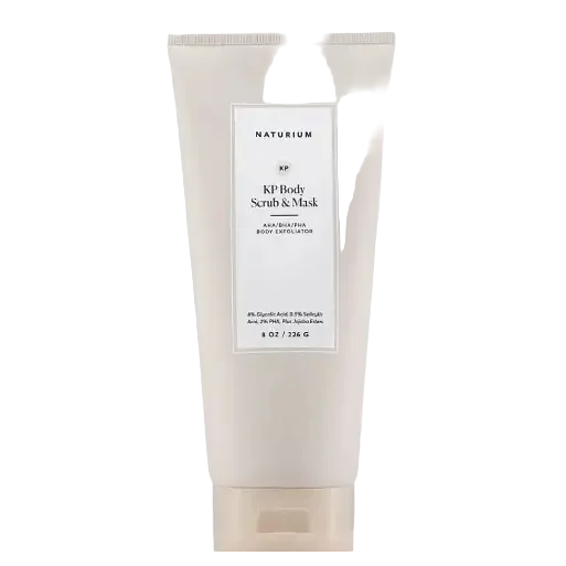 Naturium KP Body Scrub & Mask AHA BHA PHA exfoliating scrub for bumpy rough skin