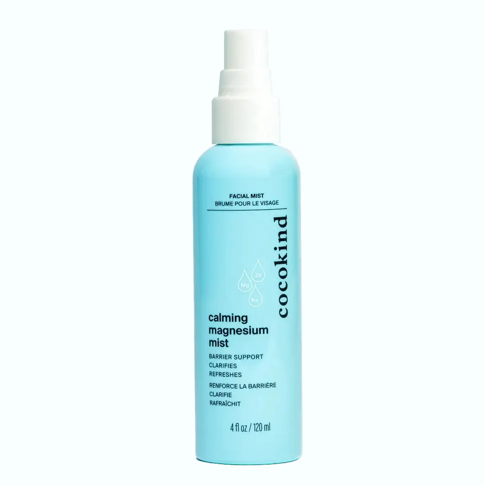 Cocokind Calming Magnesium Mist for reducing redness and calming stressed skin