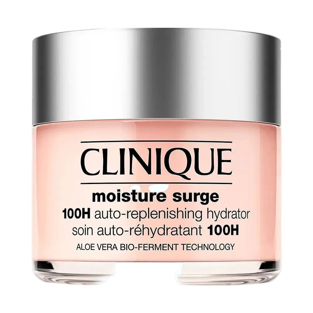 Clinique Moisture Surge 100-Hour Auto-Replenishing Hydrator with aloe bioferment and hyaluronic acid for long-lasting hydration