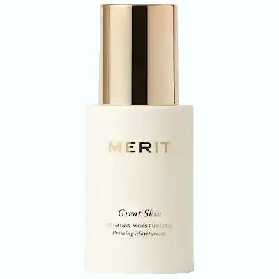 Merit Beauty Great Skin Priming Moisturizer for hydration, firming, and makeup prep