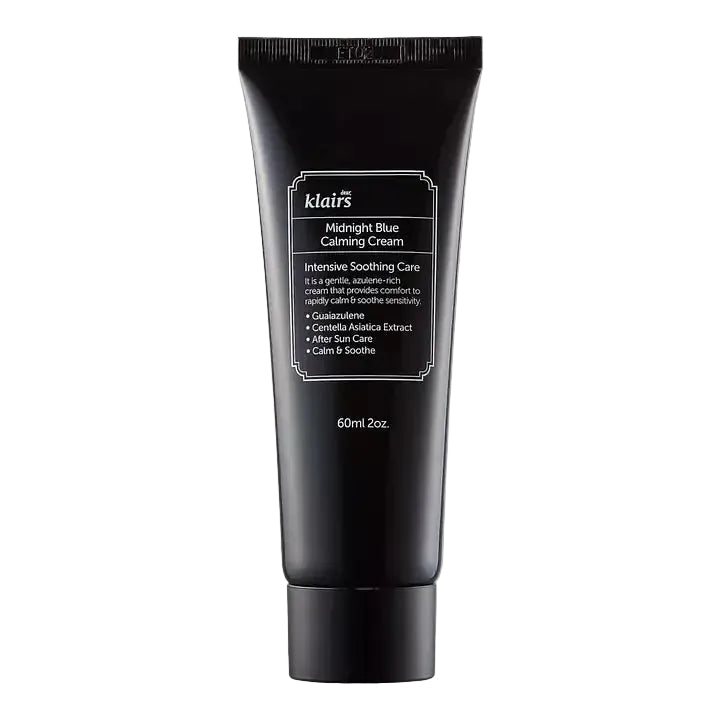 Dear Klairs Midnight Blue Calming Cream for sensitive skin soothing and redness relief