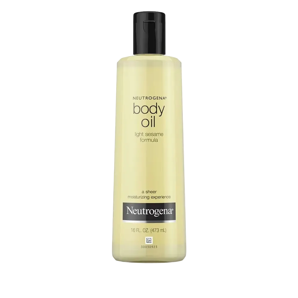 Neutrogena Body Oil Light Sesame Formula for dry skin hydration and silky softness