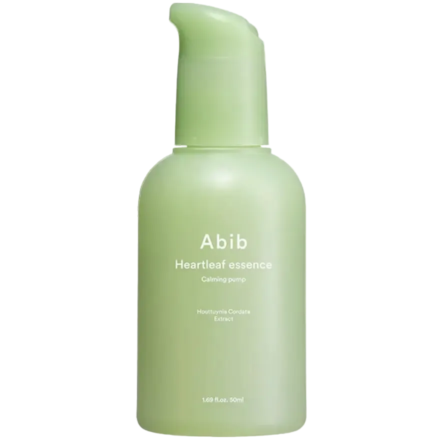 Abib Heartleaf Essence Calming Pump for sensitive skin soothing and hydration
