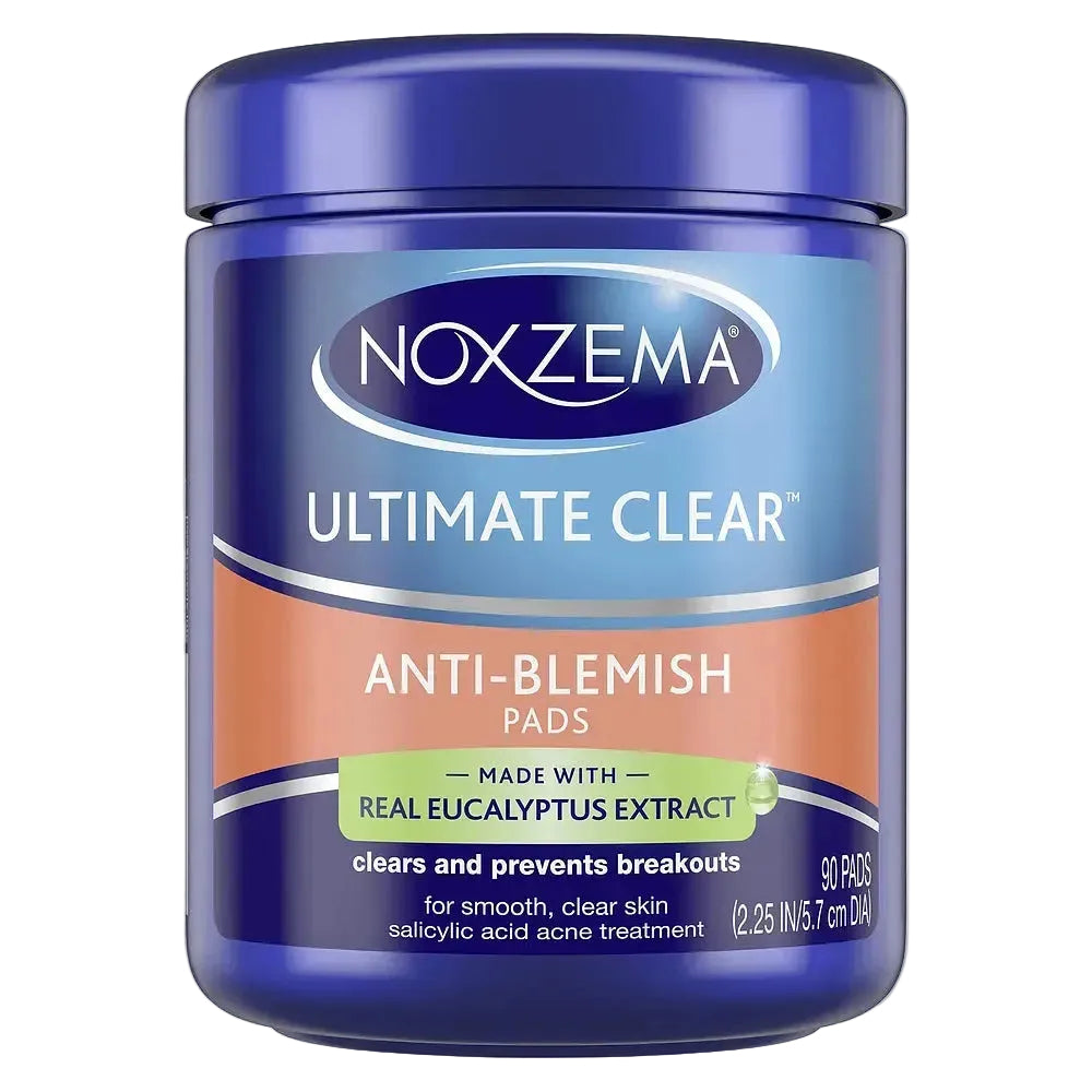 Noxzema Salicylic Acid Anti-Blemish Pads with 2% salicylic acid for acne treatment and pore clearing