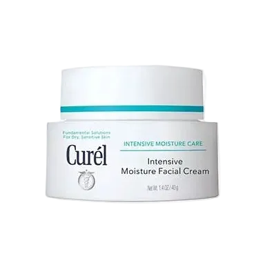 Curel Intensive Moisture Facial Cream for dry sensitive skin with ceramide technology