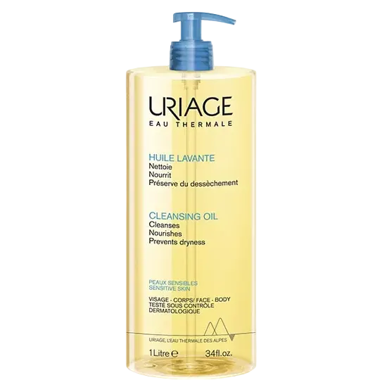 Uriage Cleansing Oil gentle soap-free cleanser for sensitive dry to very dry skin