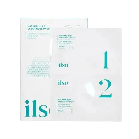 ILSO Natural Mild Clear Nose Pack for blackheads and pore cleansing with bio-cellulose