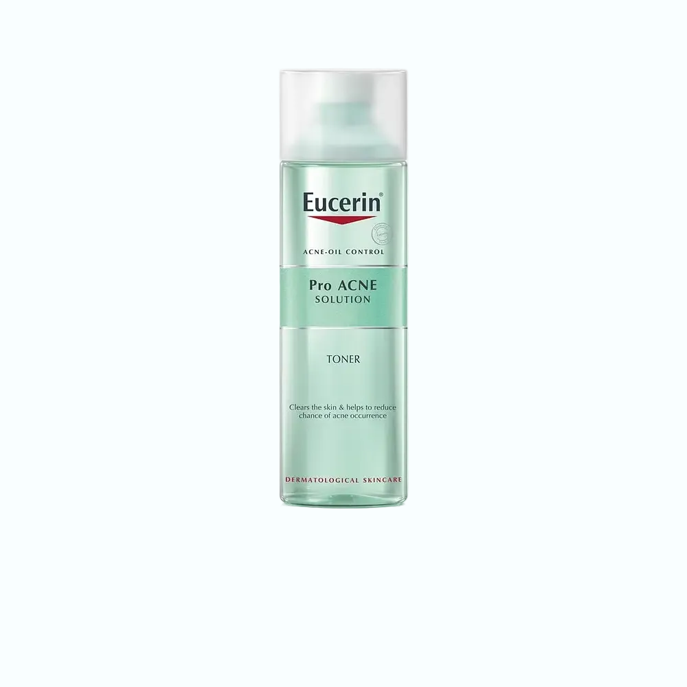 Eucerin ProAcne Solution Toner for acne-prone skin with salicylic acid and lactic acid exfoliation