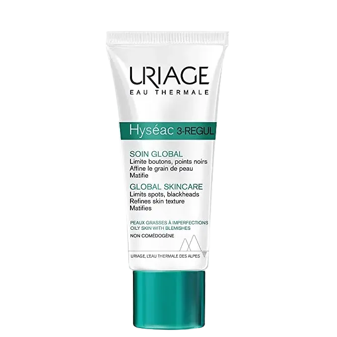 Uriage Hyseac 3-Regul Global Skincare for oily acne-prone skin mattifying and blemish control
