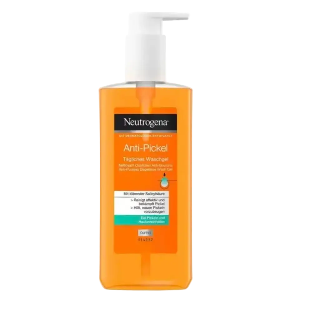 Neutrogena Anti-Pickel Tägliches Waschgel with salicylic acid for acne-prone and oily skin