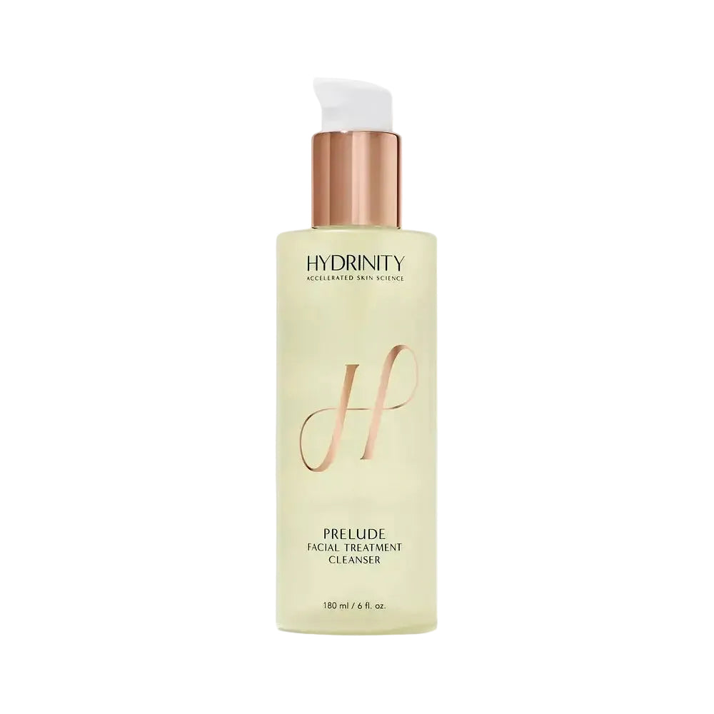 Hydrinity Prelude Facial Treatment Cleanser gel cleanser with AHAs and fulvic acid for deep pore cleansing