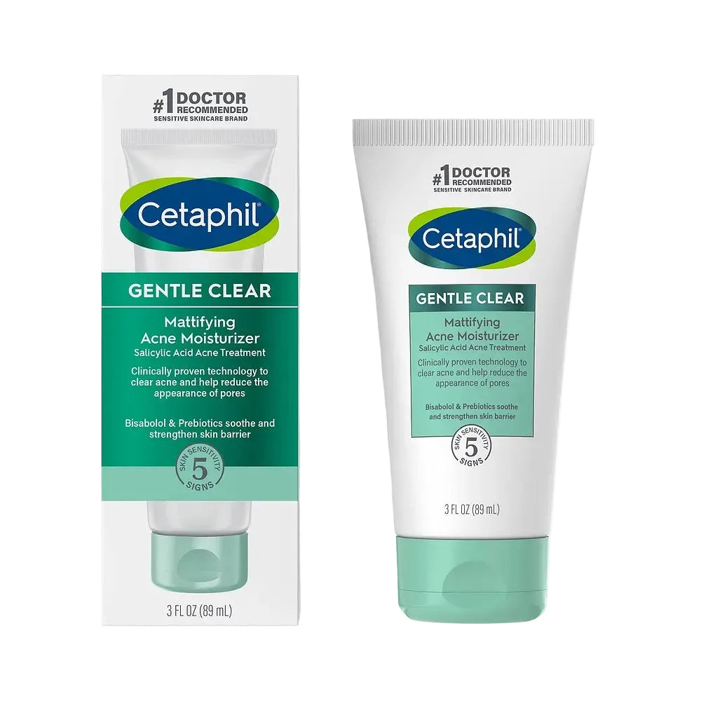 Cetaphil Gentle Clear Acne Mattifying Moisturizer with salicylic acid for acne-prone sensitive skin