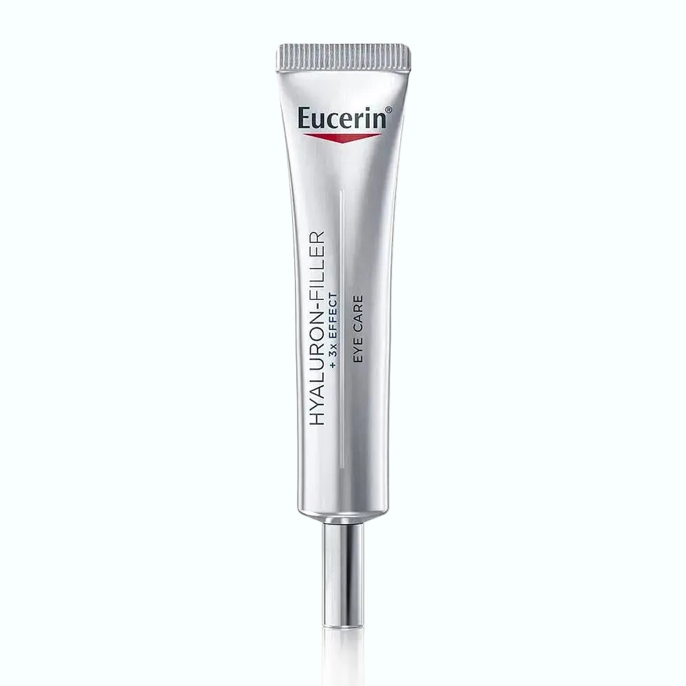 Eucerin Hyaluron-Filler Eye Cream SPF 15 for wrinkles and sun protection around eyes