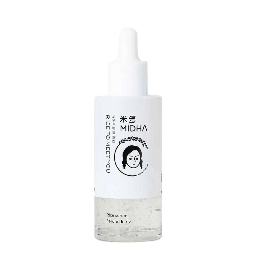 Midha Rice Serum with niacinamide and ceramides for brightening and barrier repair